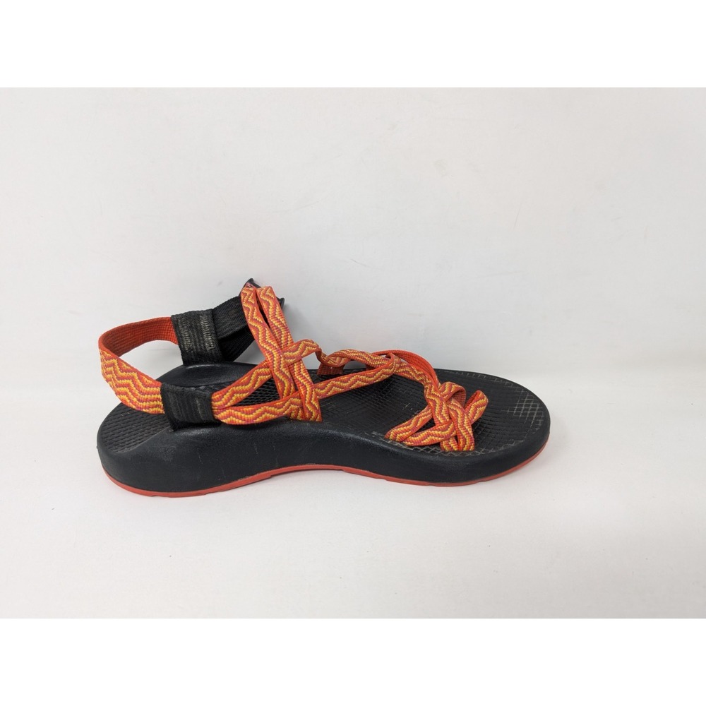 Chaco ZX/2 Strappy Hiking Sandals Womens 8 Multicolor Zig Zag Vibram Toe Loop - Picture 2 of 8